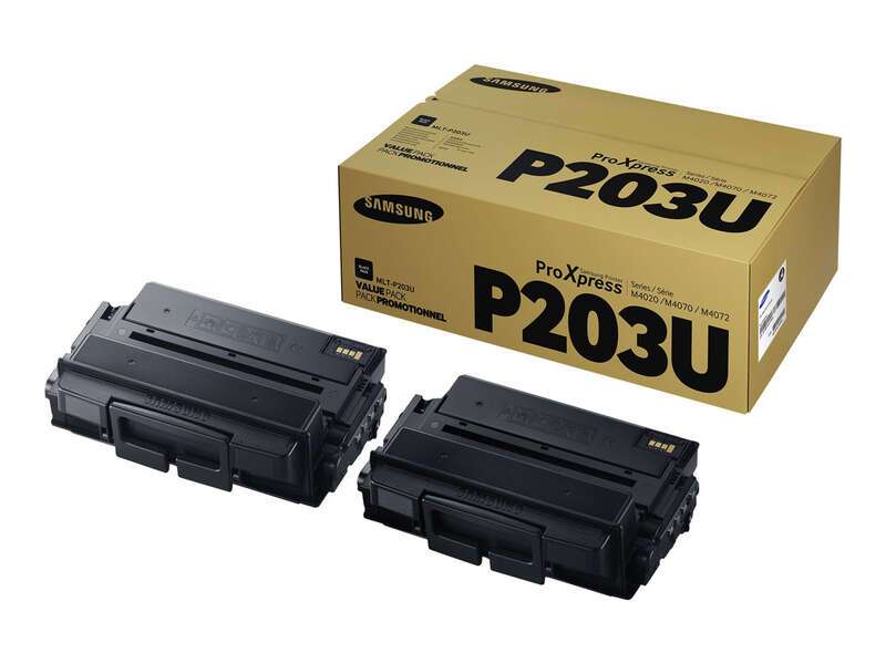 TONER Samsung MLT-P203U Nero Confezione da 2 Cartucce Originali - SV123A