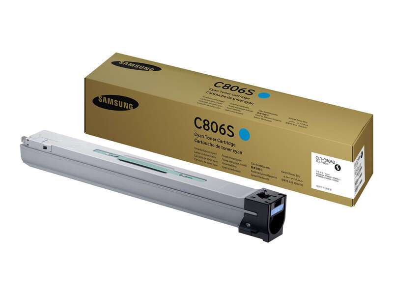 Cartuccia Toner Originale Samsung CLT-C806S Ciano - SS553A