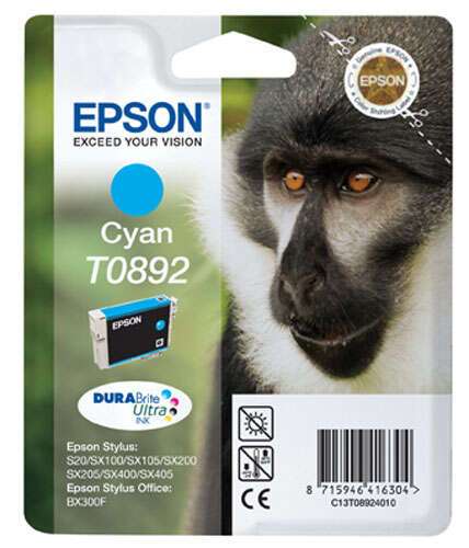 Epson T0892 Cartuccia d'Inchiostro Originale Ciano - C13T08924011