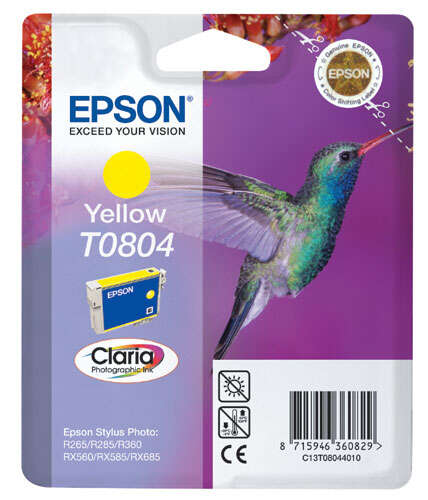 Epson T0804 Cartuccia d'inchiostro Originale Giallo - C13T08044011