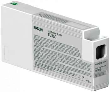 Cartuccia d'Inchiostro Originale Epson T6369 Grigio Chiaro - C13T636900