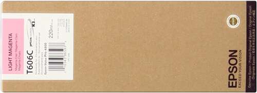 Epson T606C Magenta Light Cartuccia d'inchiostro Originale - C13T606C00
