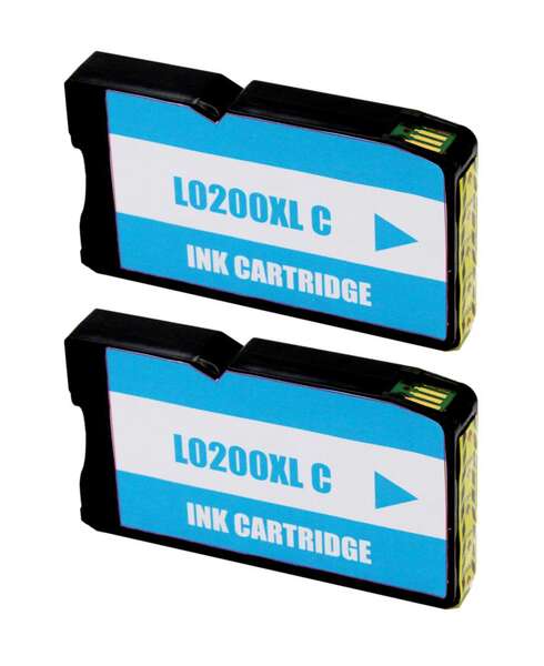 Lexmark 200XL Ciano Confezione 2 Cartucce d'inchiostro generiche - Sostituisce 14L0198
