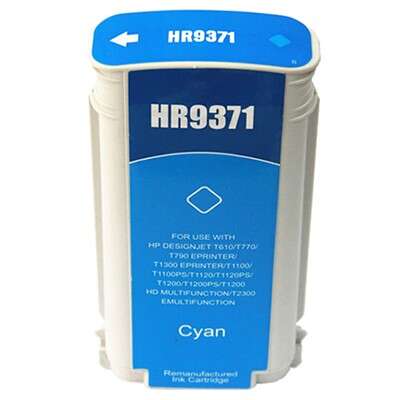 Cartuccia d'Inchiostro Ciano HP 72 Compatibile - Sostituisce C9371A