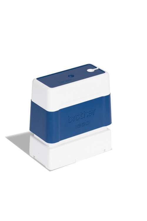 Brother PR1850E6P Confezione da 6 Supporti Originali per Timbri - 18x50mm - Colore Blu