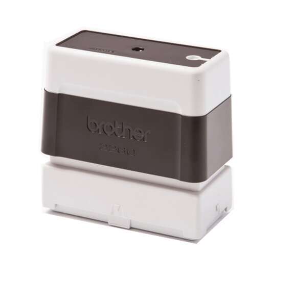 Brother PR2260B6P Confezione da 6 Supporti Originali per Timbri - 22x60mm - Colore Nero