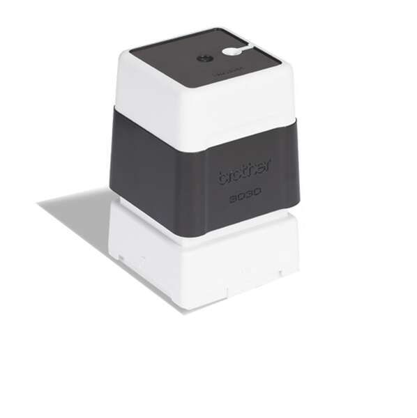Brother PR3030B6P Confezione da 6 Supporti Originali per Timbri - 30x30mm - Colore Nero