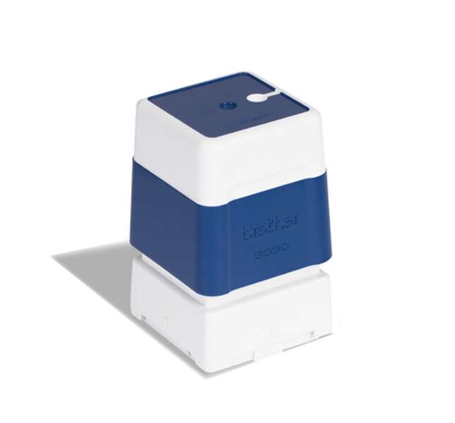 Brother PR3030E6P Confezione da 6 Supporti Originali per Timbri - 30x30mm - Colore Blu