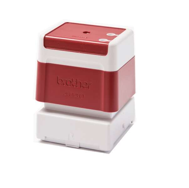 Brother PR4040R6P Confezione da 6 Supporti per timbri Originali - 40x40mm - Colore Rosso