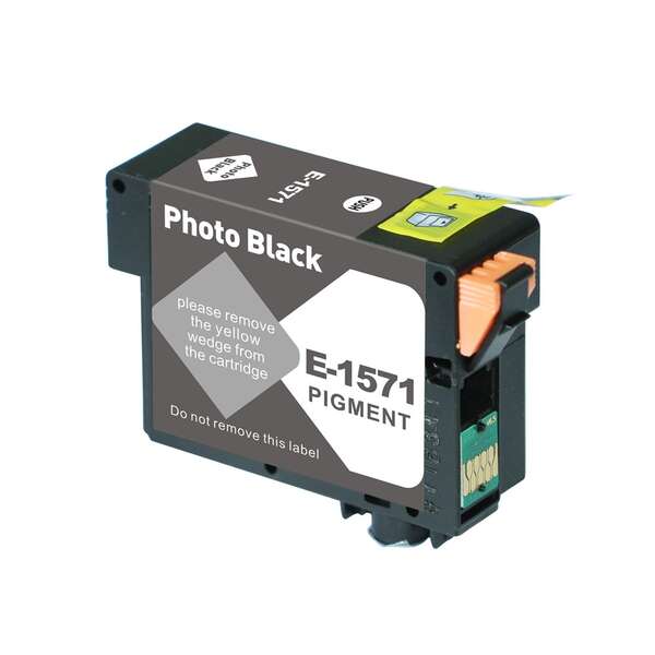 Cartuccia d'Inchiostro a Pigmenti Epson T1571 Nero Foto Compatibile - Sostituisce C13T15714010