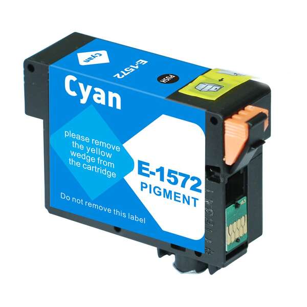 Cartuccia d'Inchiostro a pigmenti Epson T1572 Ciano Compatibile - Sostituisce C13T15724010