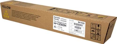 Cartuccia Toner Originale Ricoh Aficio MP-C2503SP/MP-C2003SP/MP-C2004SP/MP-C2504SP Giallo - 841926