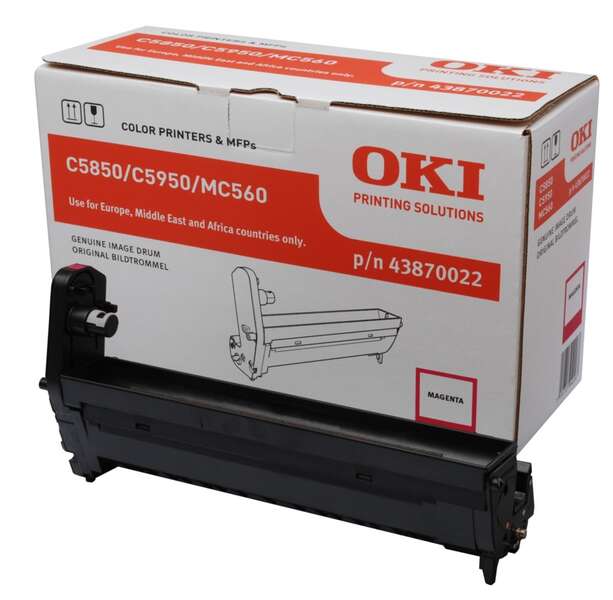 Tamburo Originale OKI C5850/C5950/MC560 Magenta per Immagini - 43870022 (Drum)