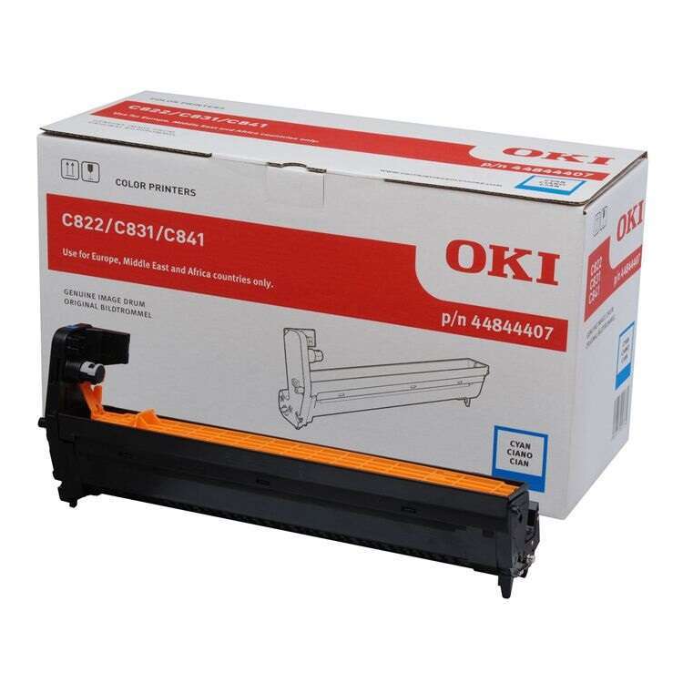Tamburo per immagini originale OKI C822/C831/C841 Ciano - 44844407 (Drum)