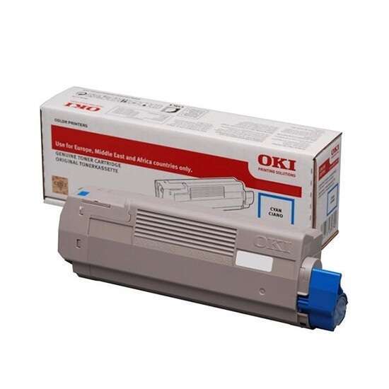 Cartuccia toner originale OKI C712 ciano - 46507615