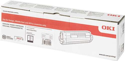 OKI C824/C834/C844 Cartuccia toner Originale Nero - 47095704