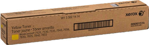 Cartuccia toner originale Xerox WorkCentre 7525/7535/7545/7830 Giallo - 006R01514