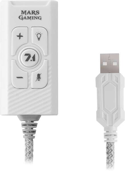 Mars Gaming MSC2W Scheda audio esterna 7.1 USB - Jack audio da 3