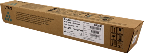 Ricoh Aficio MP-C2800/MP-C3300/MP-C3001/MP-C3501 Cartuccia toner originale ciano - 841127/842046/841427