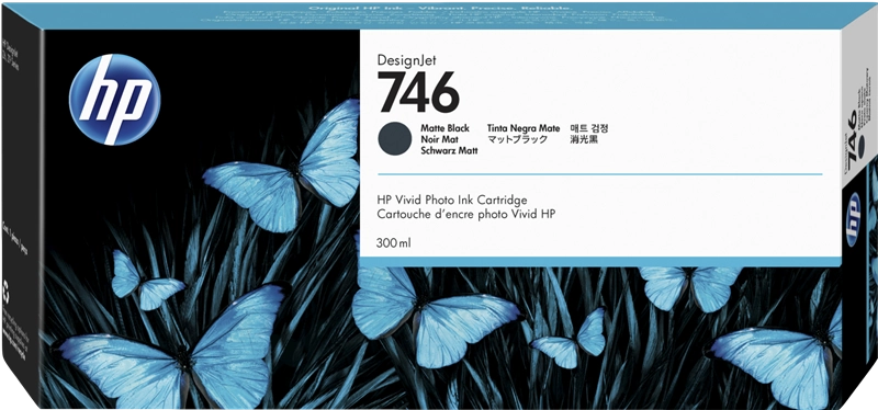 HP 746 Cartuccia d'Inchiostro Originale Nero Opaca - P2V83A