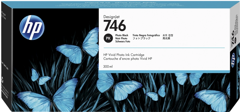 Cartuccia d'Inchiostro Originale HP 746 Nero Photo - P2V82A