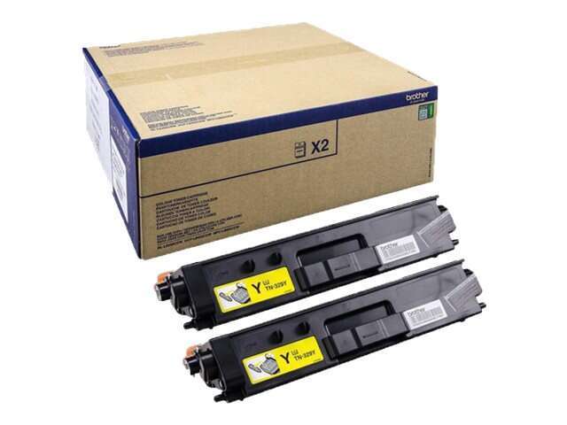 Brother TN329 Giallo Confezione da 2 cartucce toner originali - TN329YTWIN