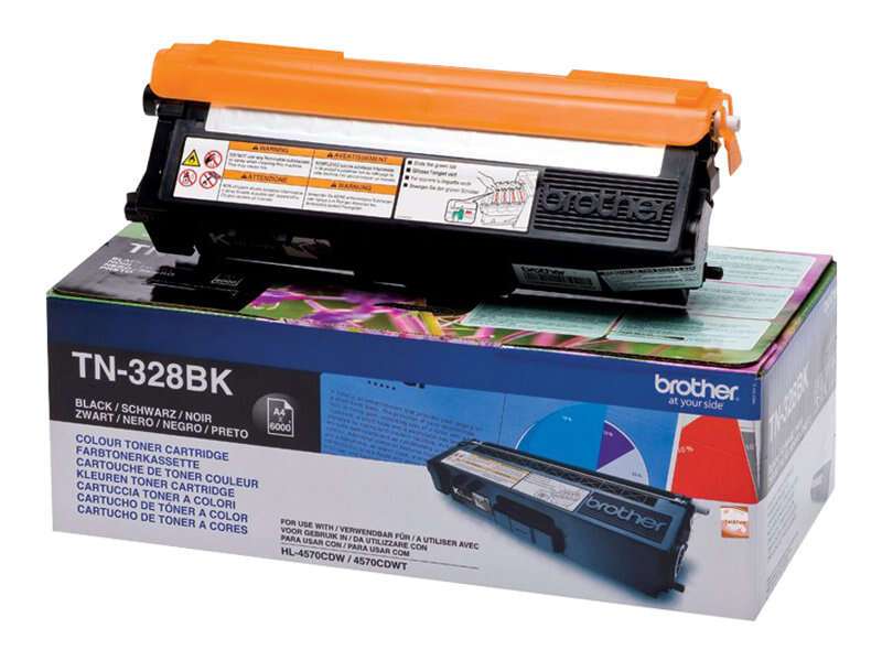Brother TN328 Nero Cartuccia Toner Originale - TN328BK