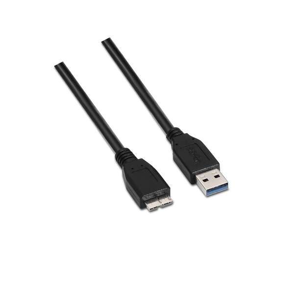 Cavo Aisens USB 3.0 USB 3.0 - Tipo A Maschio a Micro B Maschio - 1