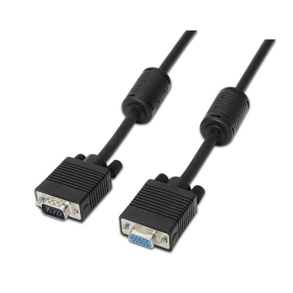 Cavo SVGA Aisens con ferrite - HDB15/Maschio-HDB15/Femmina - 1