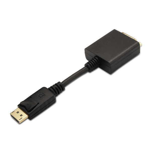 Aisens Convertitore DisplayPort a DVI Single Link - DP/M-DVI/H - 15 cm - Colore nero
