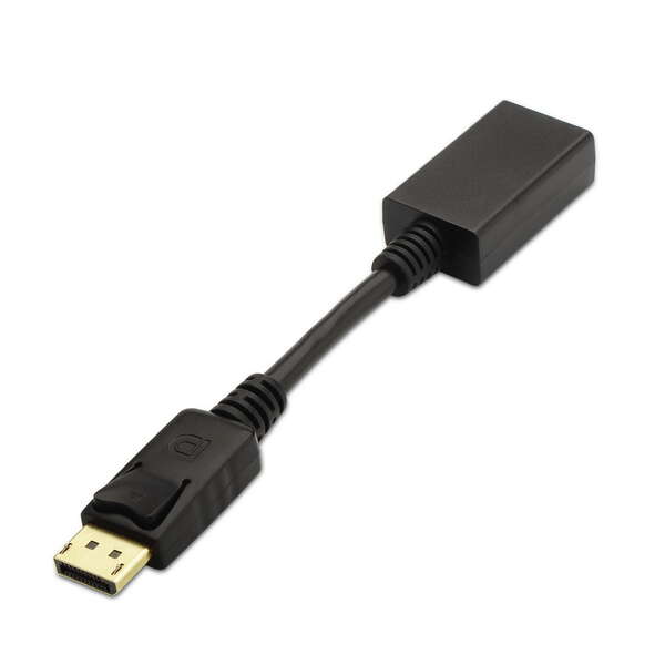 Aisens Convertitore DisplayPort a HDMI - DP/M-HDMI A Femmina - 15 cm - Colore Nero