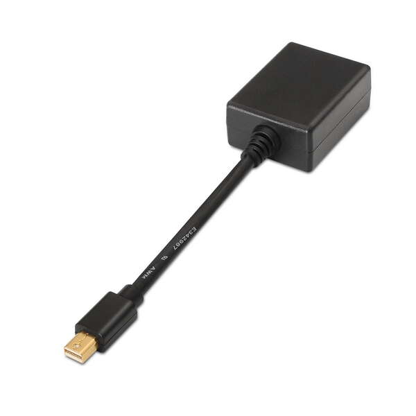 Aisens Convertitore da Mini DP a SVGA - mDP/M-SVGA Femmina - 15 cm - Colore Nero