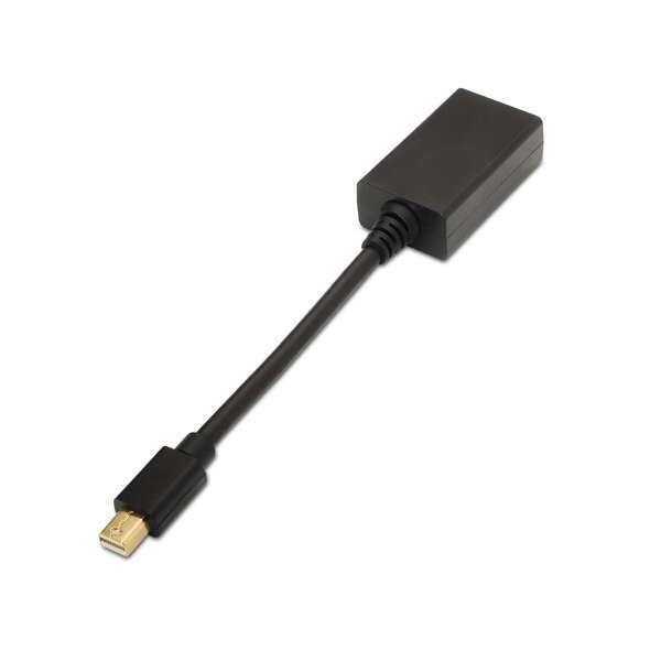 Aisens Convertitore da Mini DP a HDMI - mDP/M-HDMI a Femmina - 15 cm - Colore Nero