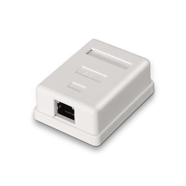 Aisens Rosetta da superficie RJ45 Cat.6 FTP 1 presa - Colore bianco