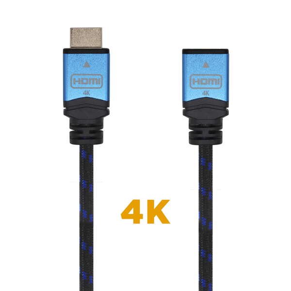 Cavo HDMI Aisens V2.0 Prolunga Premium ad alta velocità / HEC 4K@60Hz 18Gbps - A/M-A-A/H - 3