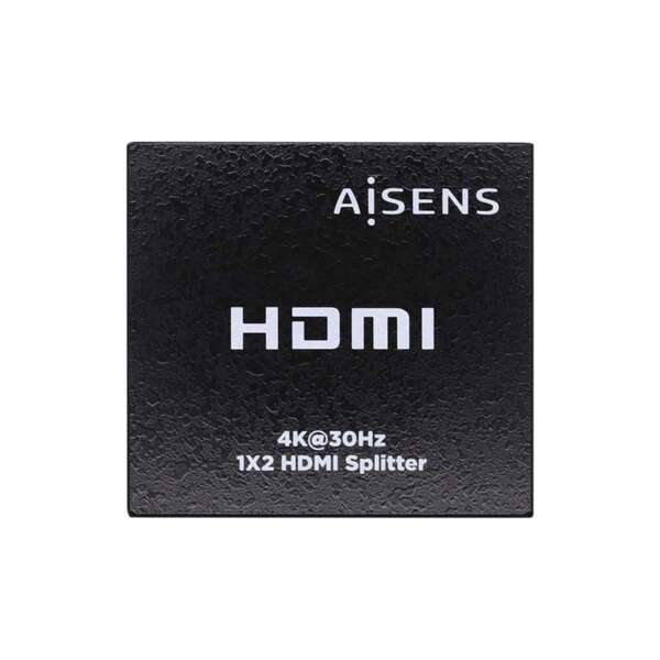 Aisens Duplicatore HDMI 4K@30HZ 1x2 con alimentatore - Colore Nero