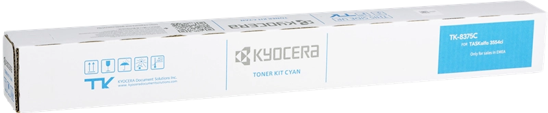 Cartuccia Toner Originale Kyocera TK8375 Ciano - 1T02XDCNL0/TK8375C