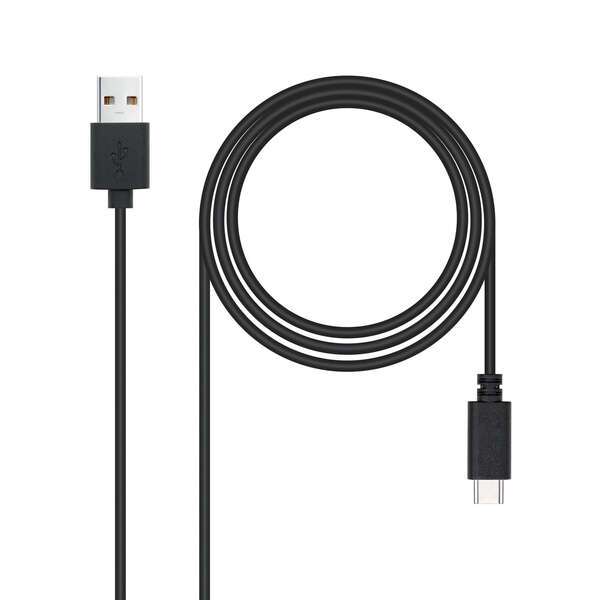 Nanocable Cavo USB 2.0 3A da USB-C maschio a USB-A maschio 3 m