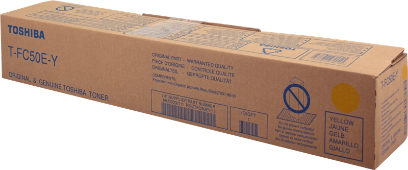 Toshiba T-FC50EY Cartuccia Toner Originale Giallo - 6AJ00000111/6AJ00000225/6AJ00000299