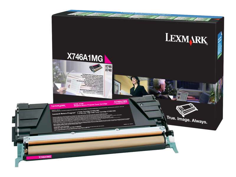 Lexmark X746/X748 Magenta Cartuccia Toner Originale - X746A1MG