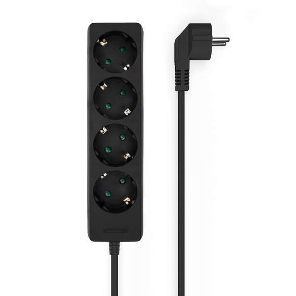Presa Multipla Aisens 4 prese senza Interruttore con Cavo 3×1