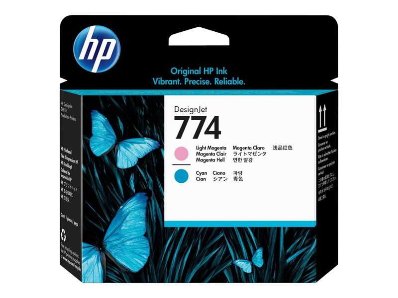 Testina di stampa Originale HP 774 - Ciano chiaro