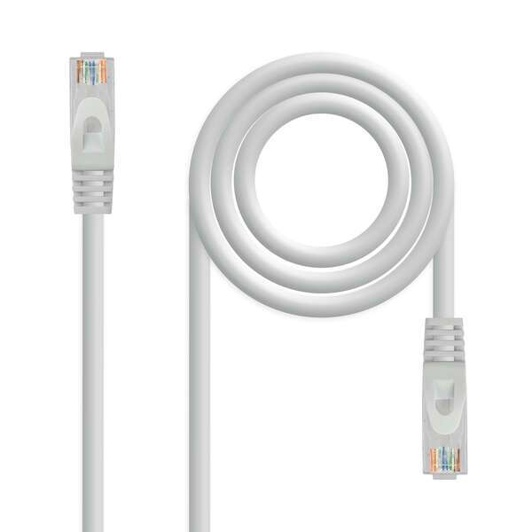 Nanocable Cavo di collegamento RJ45 LSZH CAT.6A UTP AWG24 - 25 cm - Colore Grigio