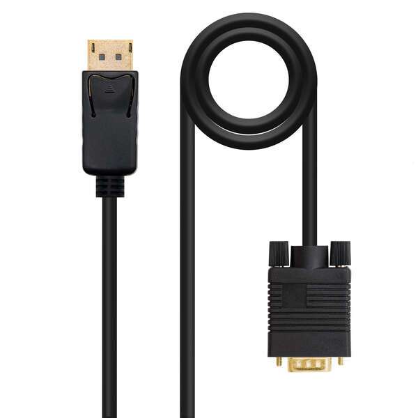 Cavo convertitore Nanocable da DisplayPort a VGA - DP/M - VGA/M - 1 m - Colore nero