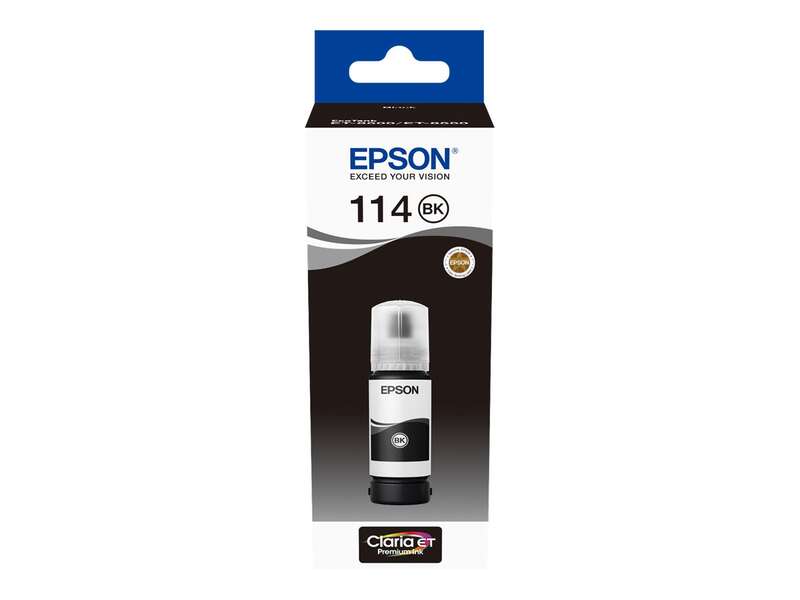 Flacone d'inchiostro originale a pigmenti Epson 114 Nero - C13T07A140
