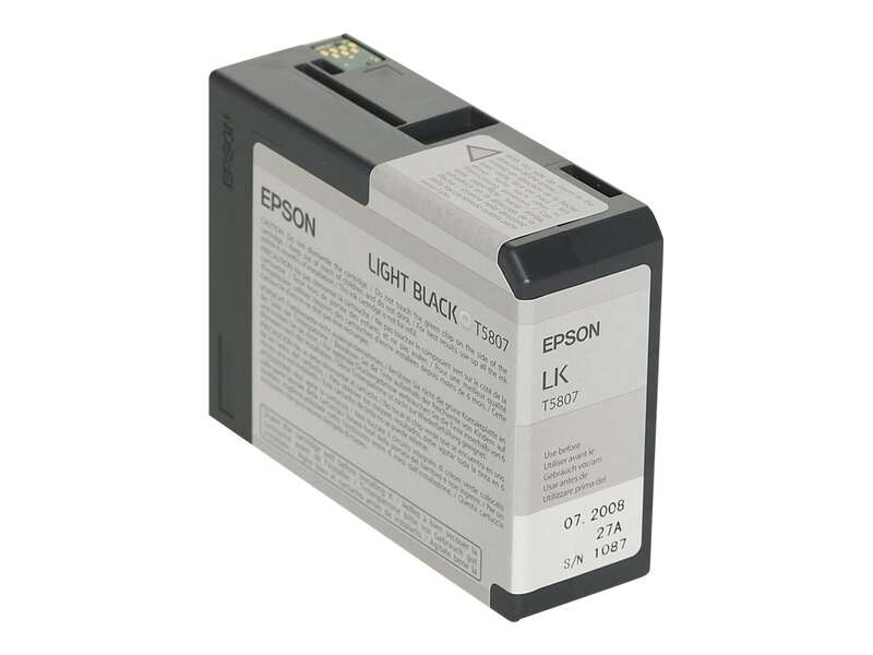 Cartuccia d'inchiostro originale Epson T5807 Nero Light - C13T580700