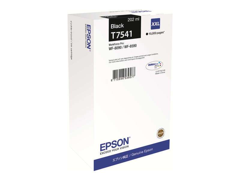 Epson T7541 Cartuccia d'inchiostro Originale Nero - C13T754140/C13T75414N