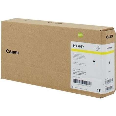 Canon PFI706 Cartuccia d'inchiostro Originale Giallo - 6684B001