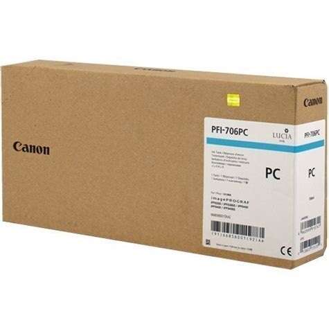 Cartuccia d'Inchiostro Originale Canon PFI706 Ciano - 6685B001