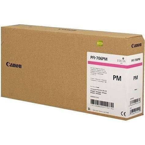 Canon PFI706 Cartuccia d'Inchiostro Originale Magenta - 6686B001